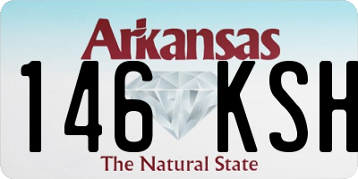 AR license plate 146KSH