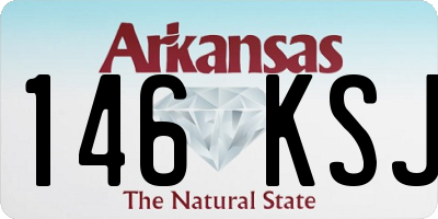 AR license plate 146KSJ