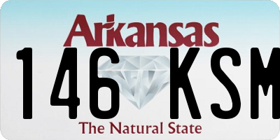 AR license plate 146KSM
