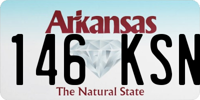 AR license plate 146KSN