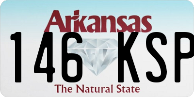 AR license plate 146KSP
