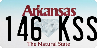 AR license plate 146KSS