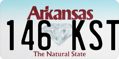 AR license plate 146KST