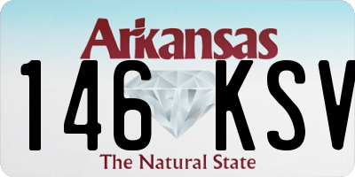 AR license plate 146KSV