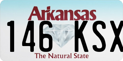 AR license plate 146KSX