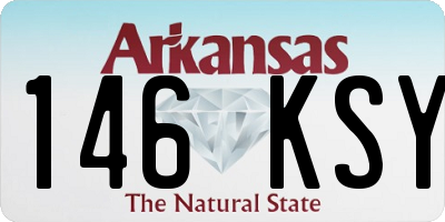 AR license plate 146KSY
