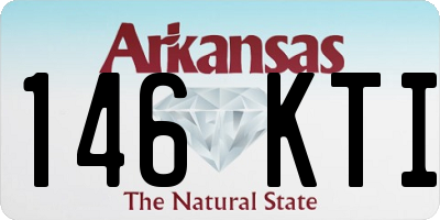 AR license plate 146KTI