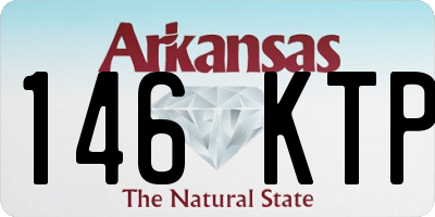 AR license plate 146KTP