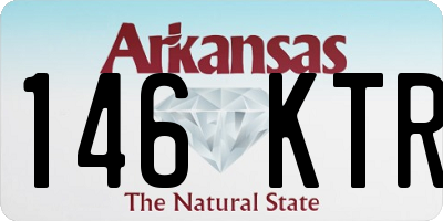 AR license plate 146KTR