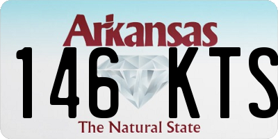 AR license plate 146KTS