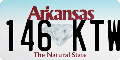 AR license plate 146KTW