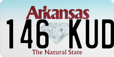 AR license plate 146KUD