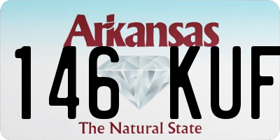 AR license plate 146KUF