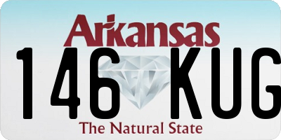 AR license plate 146KUG