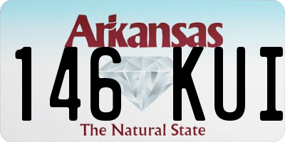 AR license plate 146KUI