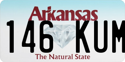 AR license plate 146KUM