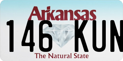 AR license plate 146KUN