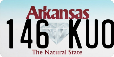 AR license plate 146KUO