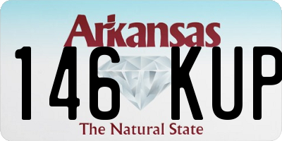 AR license plate 146KUP