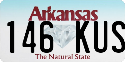 AR license plate 146KUS