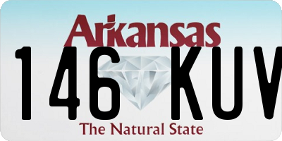 AR license plate 146KUV