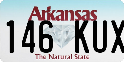 AR license plate 146KUX