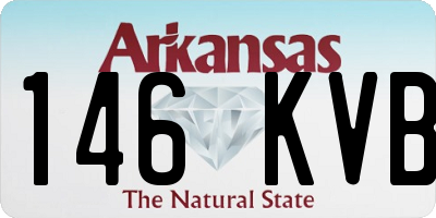 AR license plate 146KVB