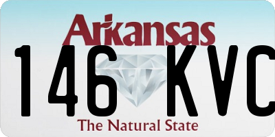 AR license plate 146KVC