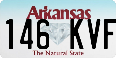 AR license plate 146KVF