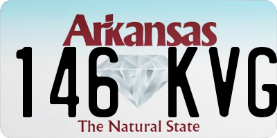AR license plate 146KVG