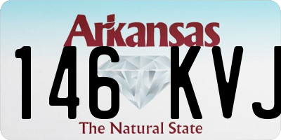 AR license plate 146KVJ