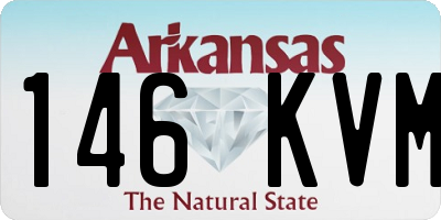 AR license plate 146KVM