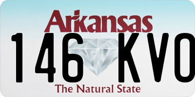 AR license plate 146KVO