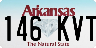 AR license plate 146KVT