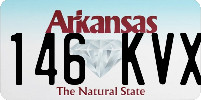 AR license plate 146KVX