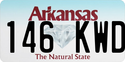 AR license plate 146KWD