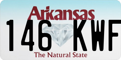 AR license plate 146KWF