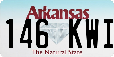AR license plate 146KWI