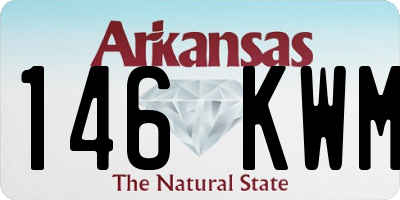 AR license plate 146KWM
