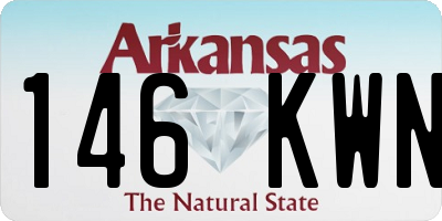 AR license plate 146KWN
