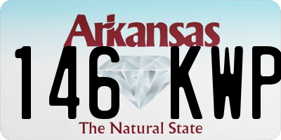 AR license plate 146KWP