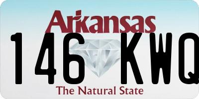 AR license plate 146KWQ