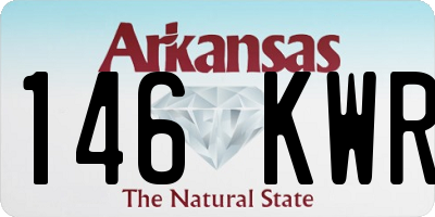AR license plate 146KWR