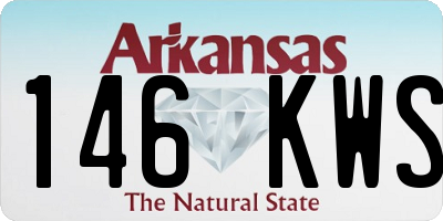 AR license plate 146KWS