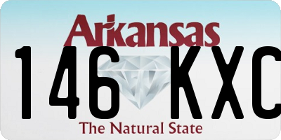 AR license plate 146KXC