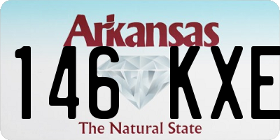 AR license plate 146KXE