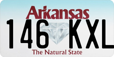 AR license plate 146KXL
