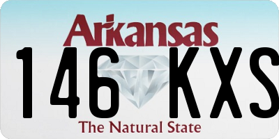 AR license plate 146KXS