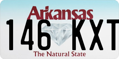 AR license plate 146KXT