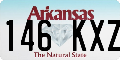 AR license plate 146KXZ